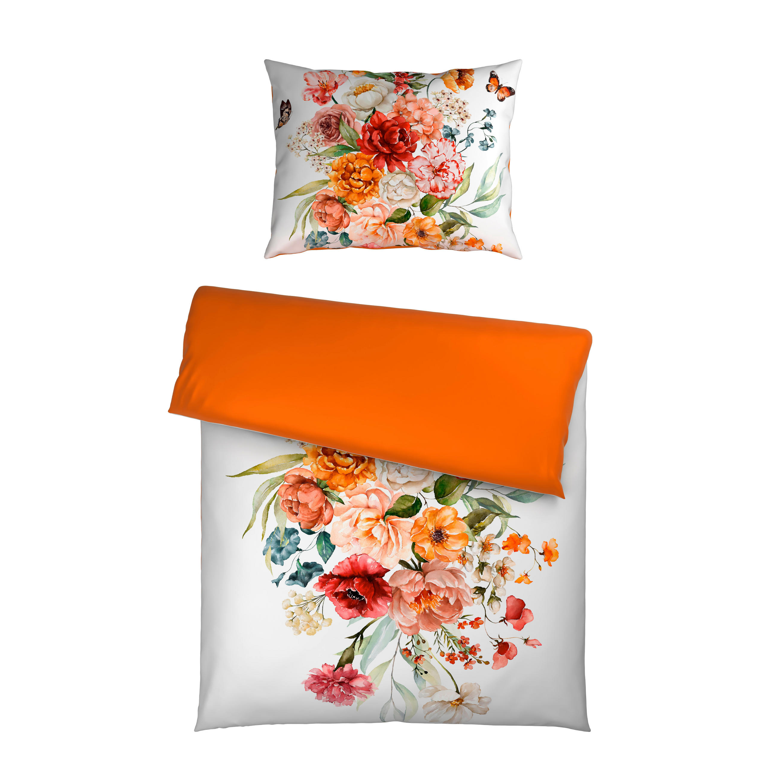 OBOUSTRANNÉ POVLEČENÍ, satén, bílá, 140/200 cm - bílá, Design, textil (140/200cm) - Novel