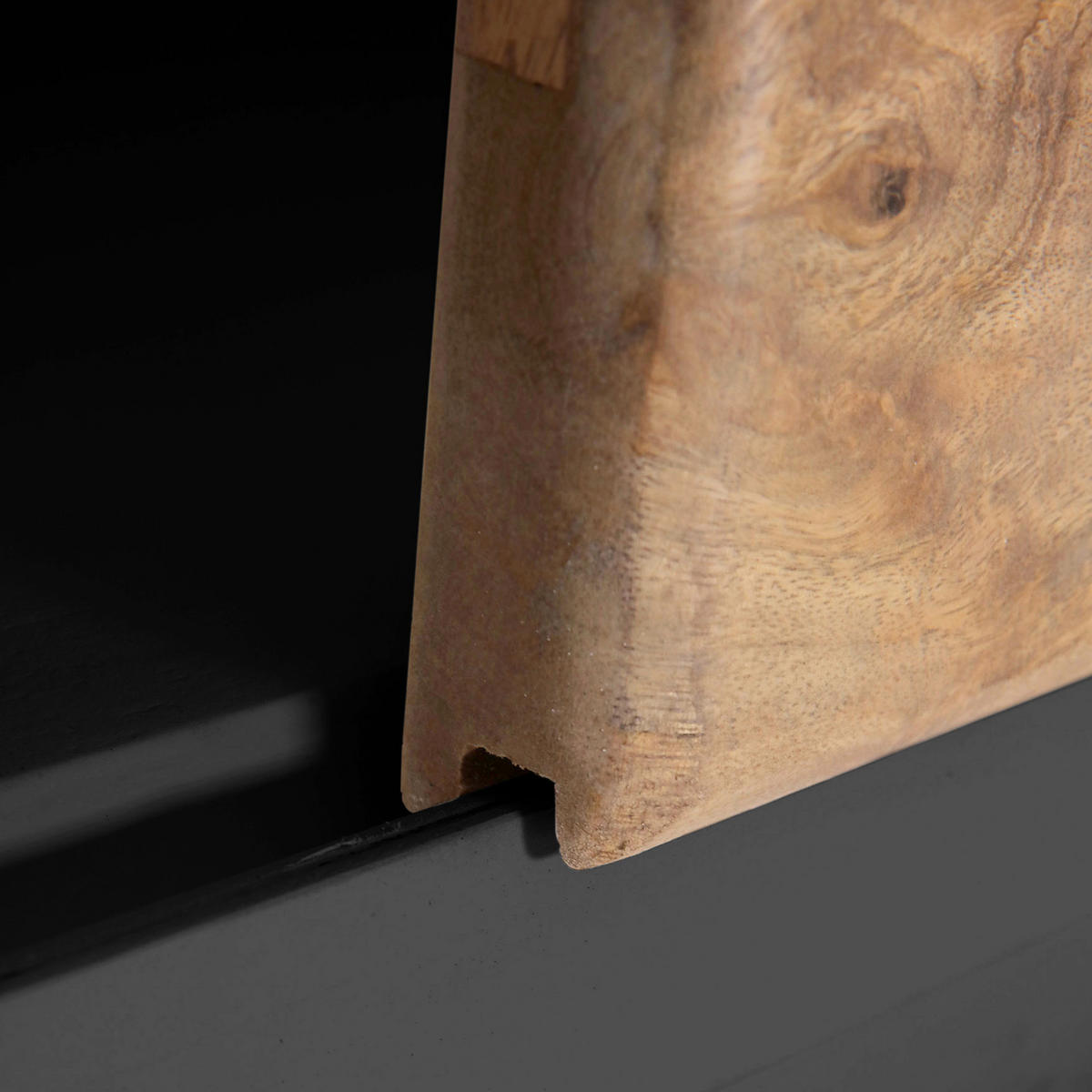 LOWBOARD  in 180/50/45 cm  - Anthrazit/Schwarz, LIFESTYLE, Holz/Holzwerkstoff (180/50/45cm) - Landscape