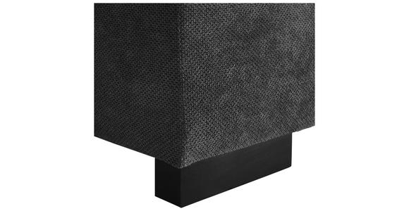 ECKSOFA  in Webstoff Dunkelgrau  - Dunkelgrau/Schwarz, KONVENTIONELL, Holz/Textil (283/244cm) - Carryhome