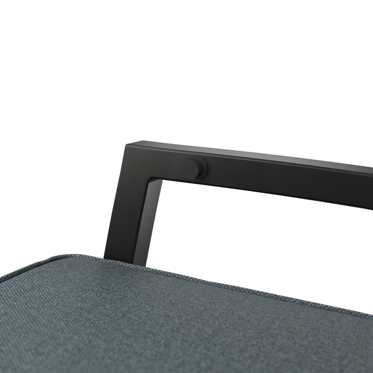 GARTENSESSEL Aluminium Anthrazit, Dunkelgrau  - Dunkelgrau/Anthrazit, Design, Textil/Metall (58/110/72cm) - Ambia Garden