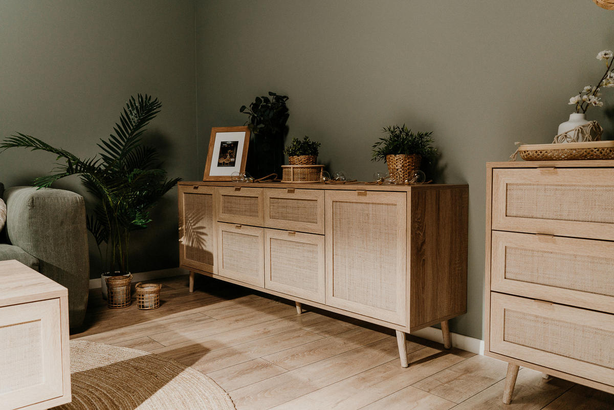SIDEBOARD  in 180/71/40 cm  - Sonoma Eiche, Natur, Holz/Holzwerkstoff (180/71/40cm) - MID.YOU