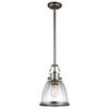 HÄNGLAMPA Elstead Hobson 24 /58.3 cm  - nickelfärgad, Basics, metall (24 /58.3cm) - Elstead Lighting