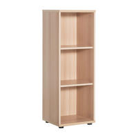 AKTENREGAL Buchefarben  - Buchefarben/Schwarz, Basics, Holzwerkstoff/Kunststoff (39,3/110,9/34,5cm) - MID.YOU