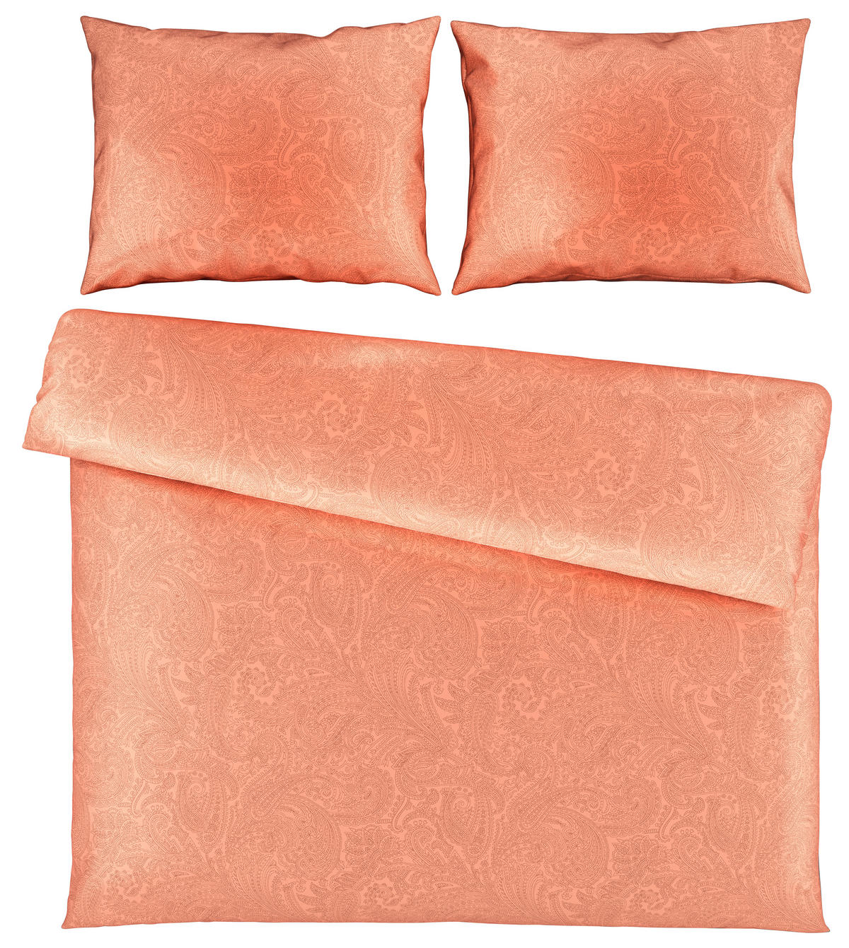 POSTELJNINA DEPHNE 200/200 cm saten roza  - roza, Konvencionalno, tekstil (200/200cm) - Bio:Vio