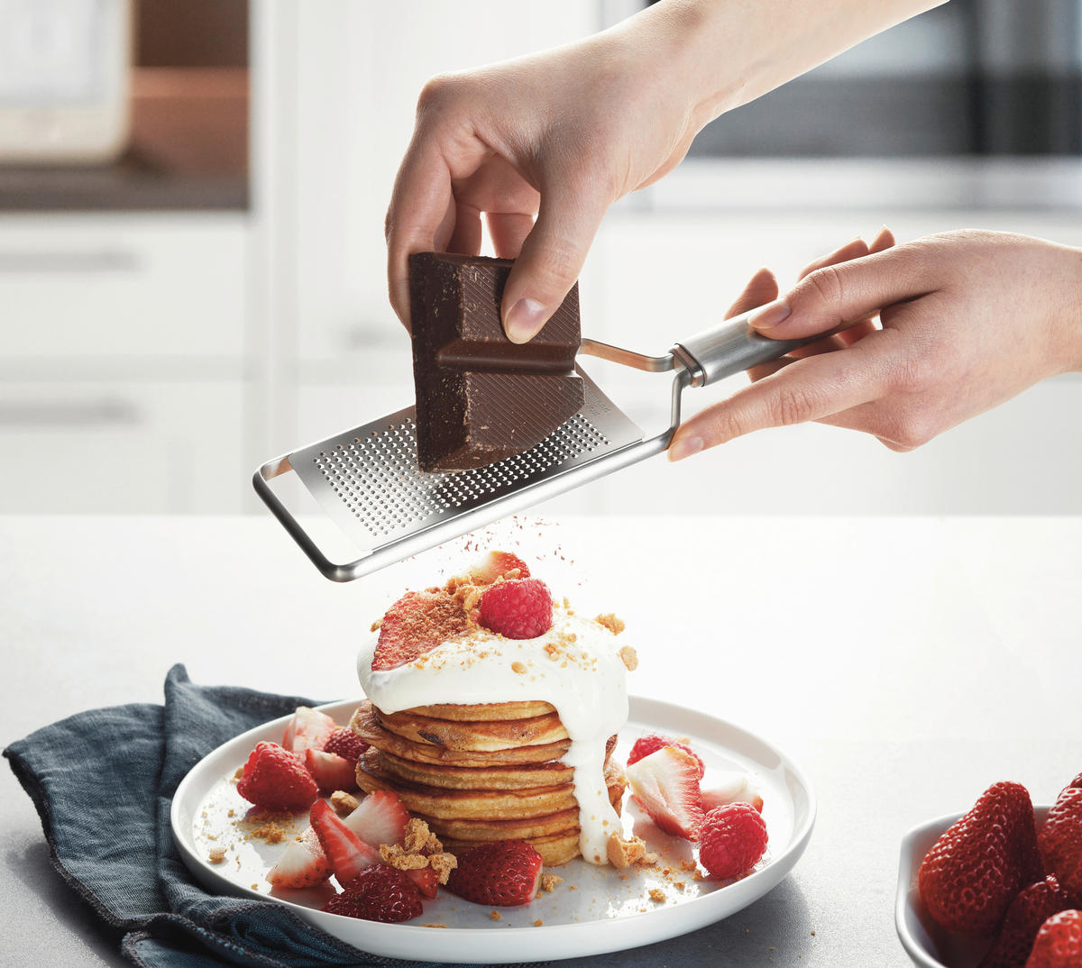 ALLZWECKREIBE  - Edelstahlfarben, Basics, Metall (27,9/6,9/1,8cm) - Gefu