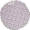 TALLRIKSUNDERLÄGG textil nätklädsel lila 40 cm  - lila, Trend, textil (40cm) - Ambia Home