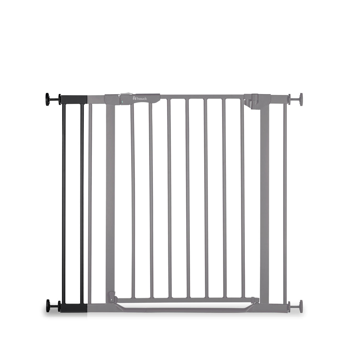 SCHUTZGITTERVERLÄNGERUNG  - Schwarz, Basics, Kunststoff/Metall (9/77/2cm) - Hauck