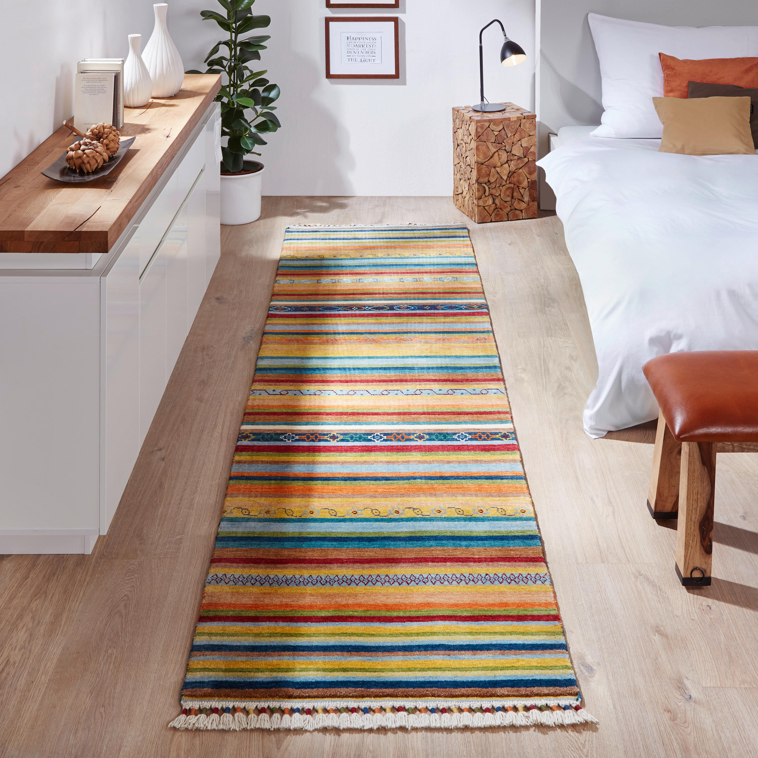 ORIENTTEPPICH 80/300 cm Waves of Rainbow Multicolor  - Multicolor, LIFESTYLE, Textil (80/300cm) - Cazaris