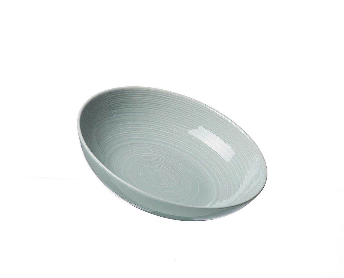 SUPPENTELLER Blau, Weiß Porzellan Suomi  - Blau/Weiß, Keramik (20/20/4cm) - Ritzenhoff Breker