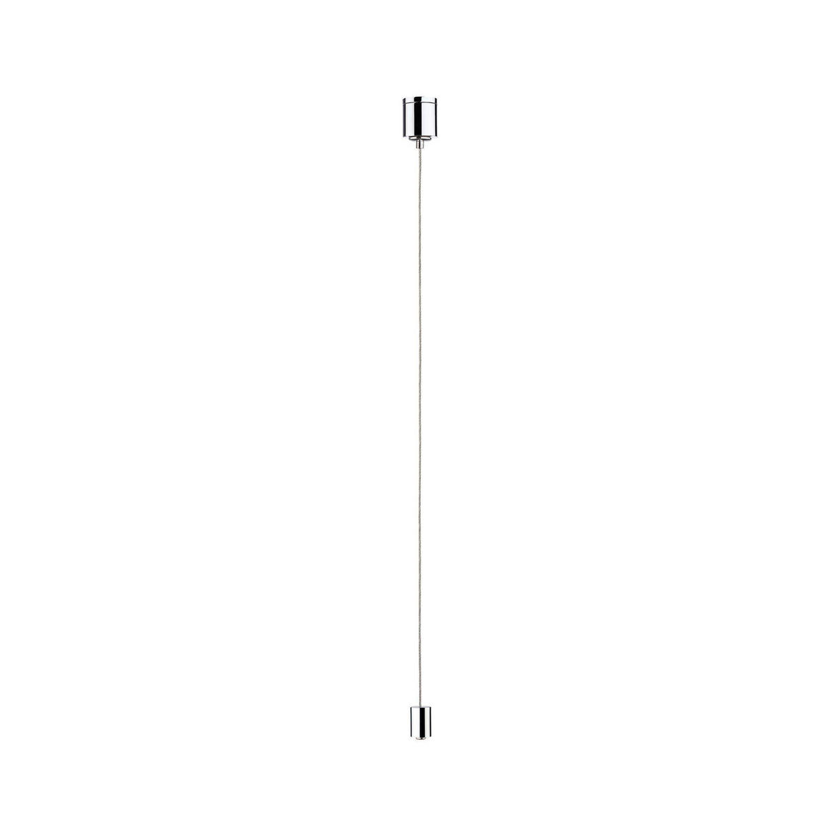SCHIENENSYSTEM-ABHÄNGUNG URail 1,8/200 cm   - Chromfarben, Basics, Metall (1,8/200cm) - Paulmann