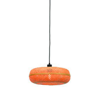 HÄNGLAMPA GOOD&MOJO 40/40/17 cm  - naturfärgad, Trend, trä (40/40/17cm) - Good & Mojo