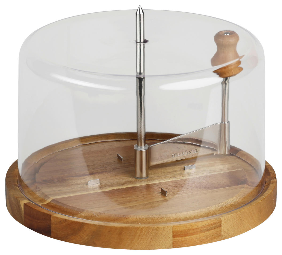 KÄSEHOBEL  - Akaziefarben, Basics, Holz/Kunststoff (22/22/13.7cm) - Kesper