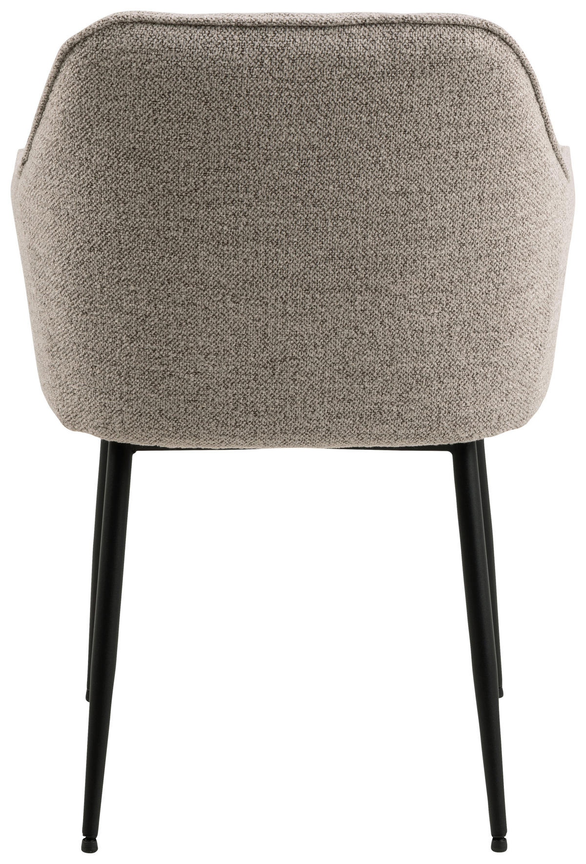 ŽIDLE S PODRUČKAMI, buklé, béžová - černá/béžová, Moderní, kov/textil (58/83/55cm) - MID.YOU