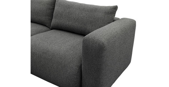 SCHLAFSOFA Flachgewebe Anthrazit  inkl.  - Anthrazit/Schwarz, MODERN, Kunststoff/Textil (248/94/109cm) - Carryhome