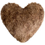 FELLKISSEN  40/40 cm   - Braun, Natur, Textil (40/40cm) - Ambia Home