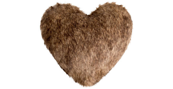 FELLKISSEN 40/40 cm - Braun, Natur, Textil (40/40cm) - Ambia Home