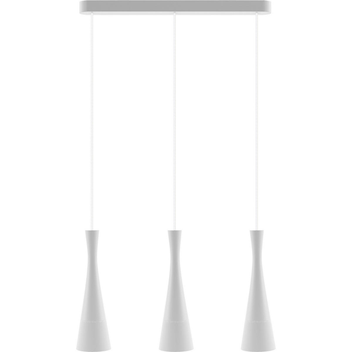 HÄNGELEUCHTE 75/20/150 cm  - Weiß, Basics, Holz/Textil (75/20/150cm)