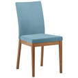 ECKBANKGRUPPE in Textil, Holzwerkstoff Eichefarben, Hellblau  - Eichefarben/Hellblau, KONVENTIONELL, Holzwerkstoff/Textil - Cantus