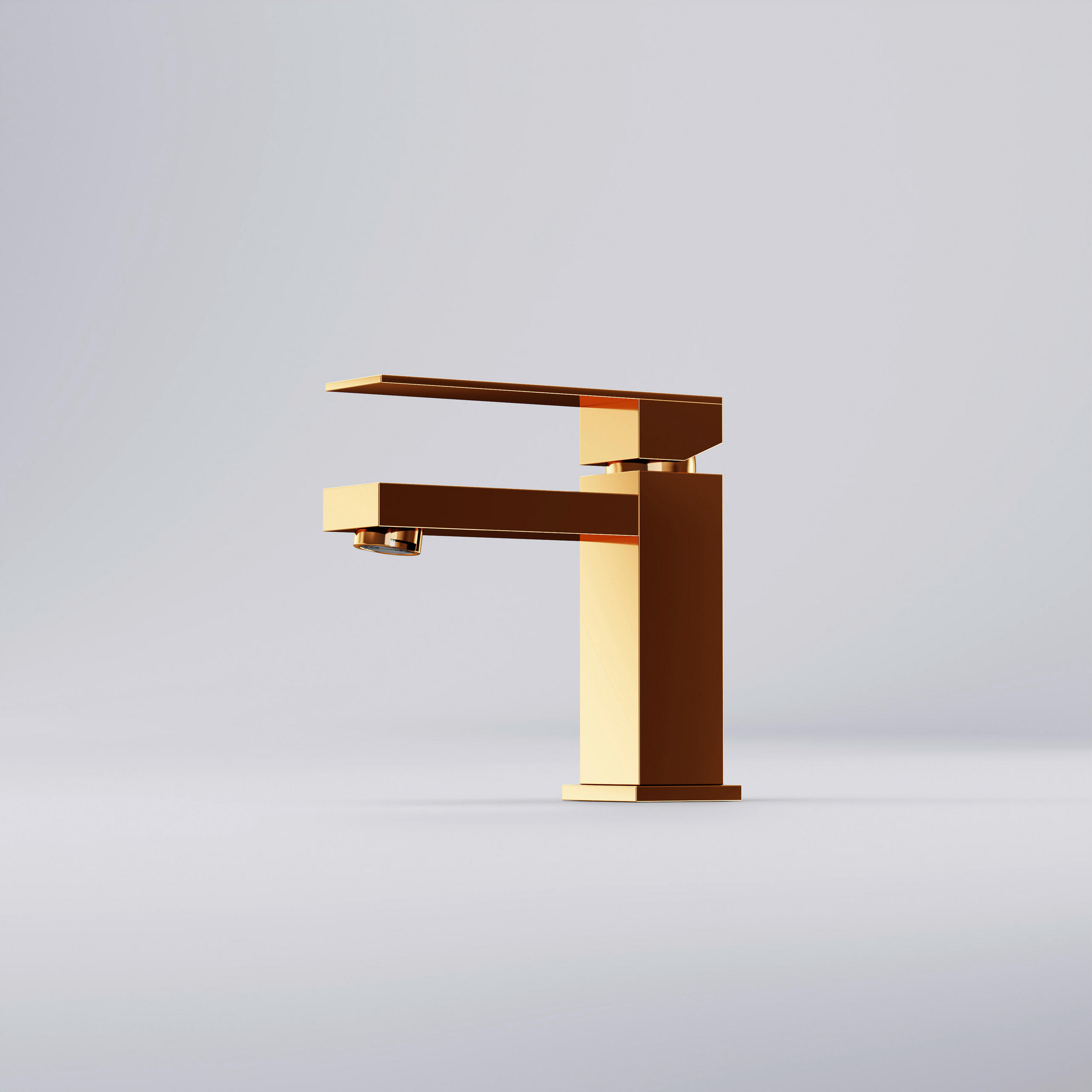 WASCHTISCHARMATUR 5/16,3/15,5 cm  - Roségold, MODERN, Metall (5/16,3/15,5cm)