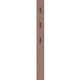 GARDEROBENLEISTE  in Braun  - Braun, Design, Holzwerkstoff (15/170/3cm) - Voleo