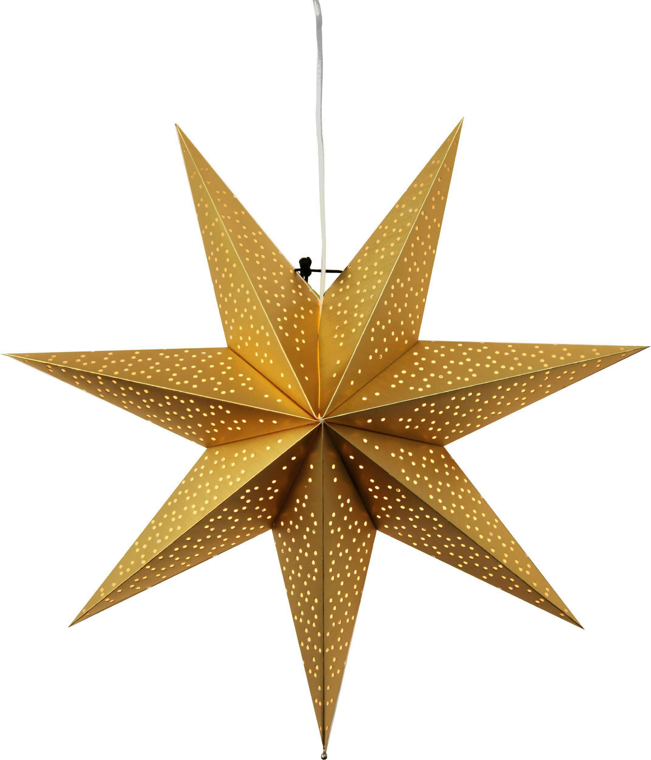 LED-DEKOLEUCHTE  - Goldfarben/Weiß, Basics, Papier/Metall (54/16/54cm) - Eglo