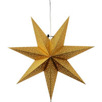 LED-DEKOLEUCHTE 54/16/54 cm   - Goldfarben/Weiß, Basics, Papier/Metall (54/16/54cm) - Eglo
