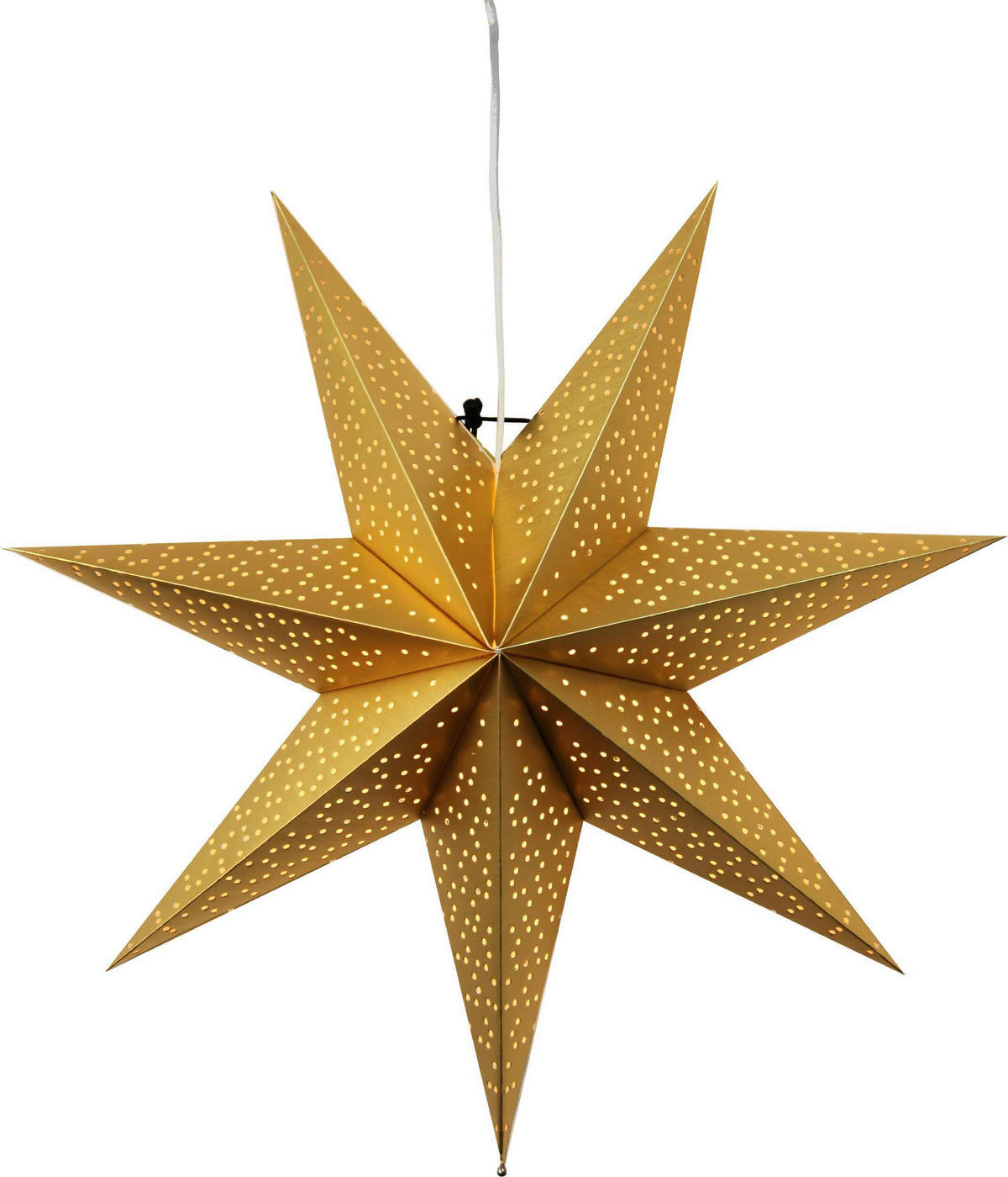 LED-DEKOLEUCHTE 54/16/54 cm   - Goldfarben/Weiß, Basics, Papier/Metall (54/16/54cm) - Eglo
