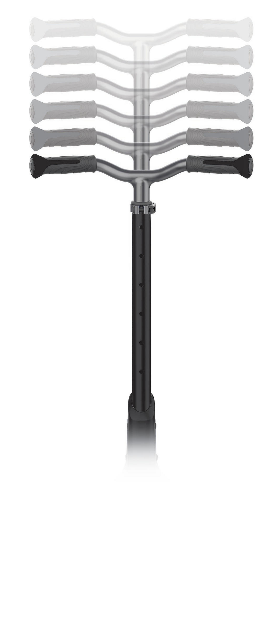 SCOOTER ULTIMUM  - Dunkelgrau/Schwarz, Basics, Kunststoff/Metall (39,5/101/63cm) - GLOBBER