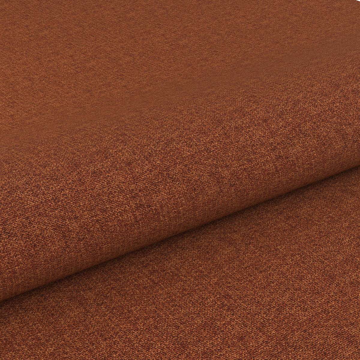 POLSTERBETT Bettkasten, Topper 180/200 cm  in Rostfarben  - Rostfarben/Schwarz, MODERN, Kunststoff/Textil (180/200cm) - MID.YOU