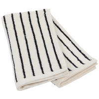 SET GÄSTHANDDUKAR svart, ecru 2 delar 30/50 cm  - svart/ecru, Klassisk, textil (30/50cm) - Dieter Knoll