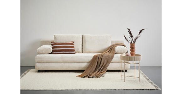 SCHLAFSOFA Taras  mit Stoffauswahl Cord Dunkelgrau  - Dunkelgrau/Schwarz, Design, Kunststoff/Textil (197/77/81cm) - Xora