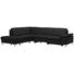 WOHNLANDSCHAFT in Leder Anthrazit - Anthrazit/Alufarben, Design, Leder/Metall (237/291cm) - Beldomo Premium WOHNLANDSCHAFT in Leder Anthrazit - Anthrazit/Alufarben, Design, Leder/Metall (237/291cm) - Beldomo Premium