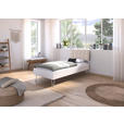 BETT 90/200 cm  in Eiche Artisan  - Eiche Artisan/Grau, Design, Holzwerkstoff/Textil (90/200cm) - Carryhome