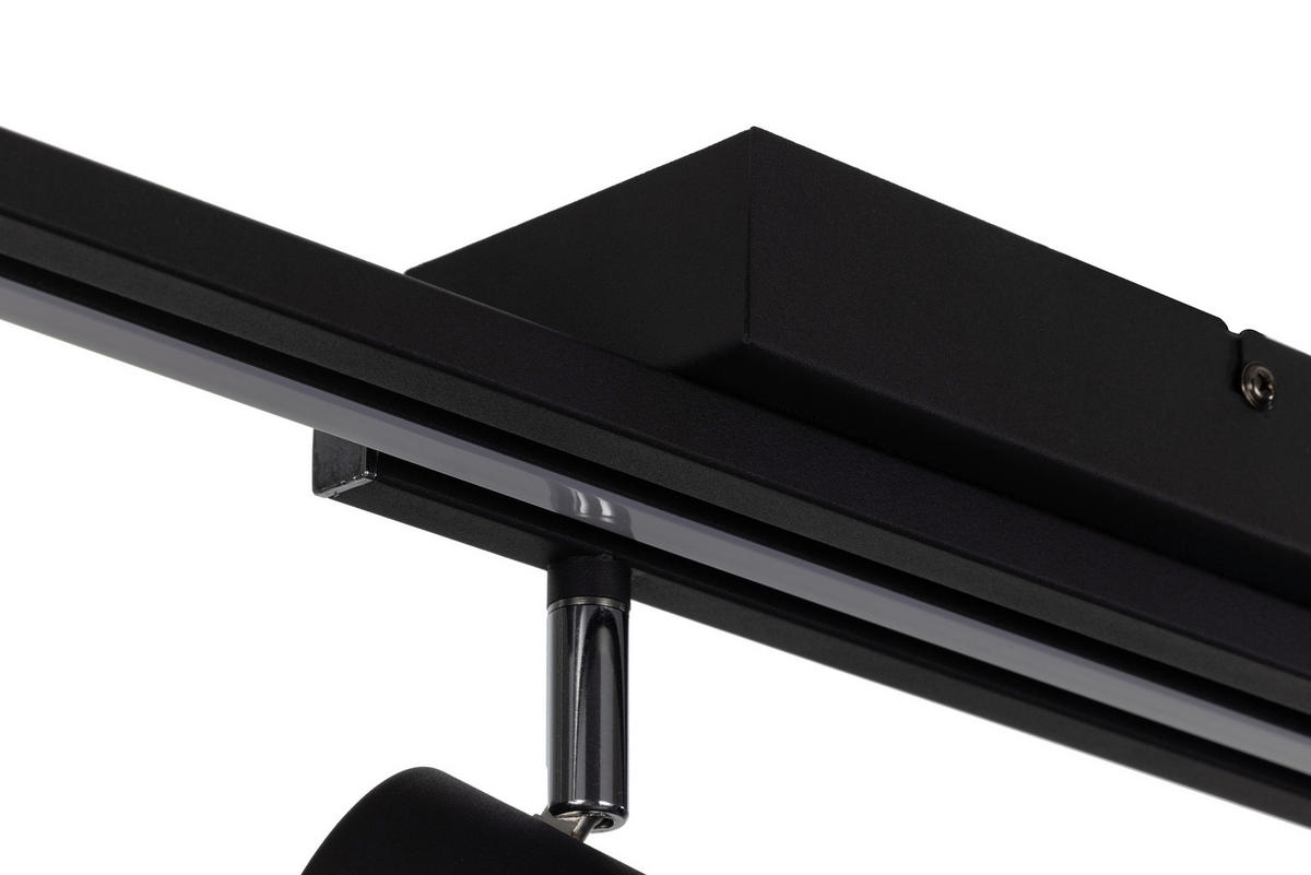 STRAHLER Chason 140/8/14,5 cm   - Schwarz, Basics, Kunststoff/Metall (140/8/14,5cm) - Novel