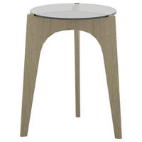 PRÍRUČNÝ STOLÍK, divoký dub,  - divoký dub, Design, drevo/sklo (46/56/46cm) - Voglauer