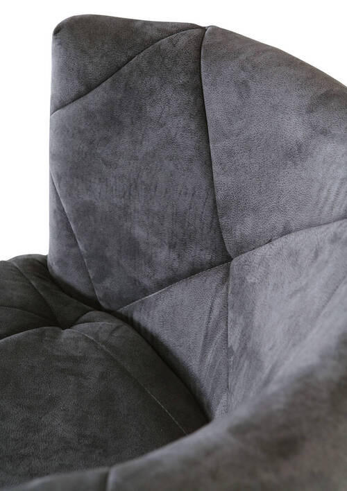 SESSEL Flachgewebe Schwarz    - Schwarz, LIFESTYLE, Textil/Metall (93/80/88cm) - Landscape