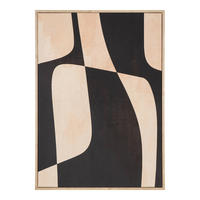 BILD Abstraktes  - Beige/Braun, Basics, Holz/Kunststoff (50/70/2,5cm)