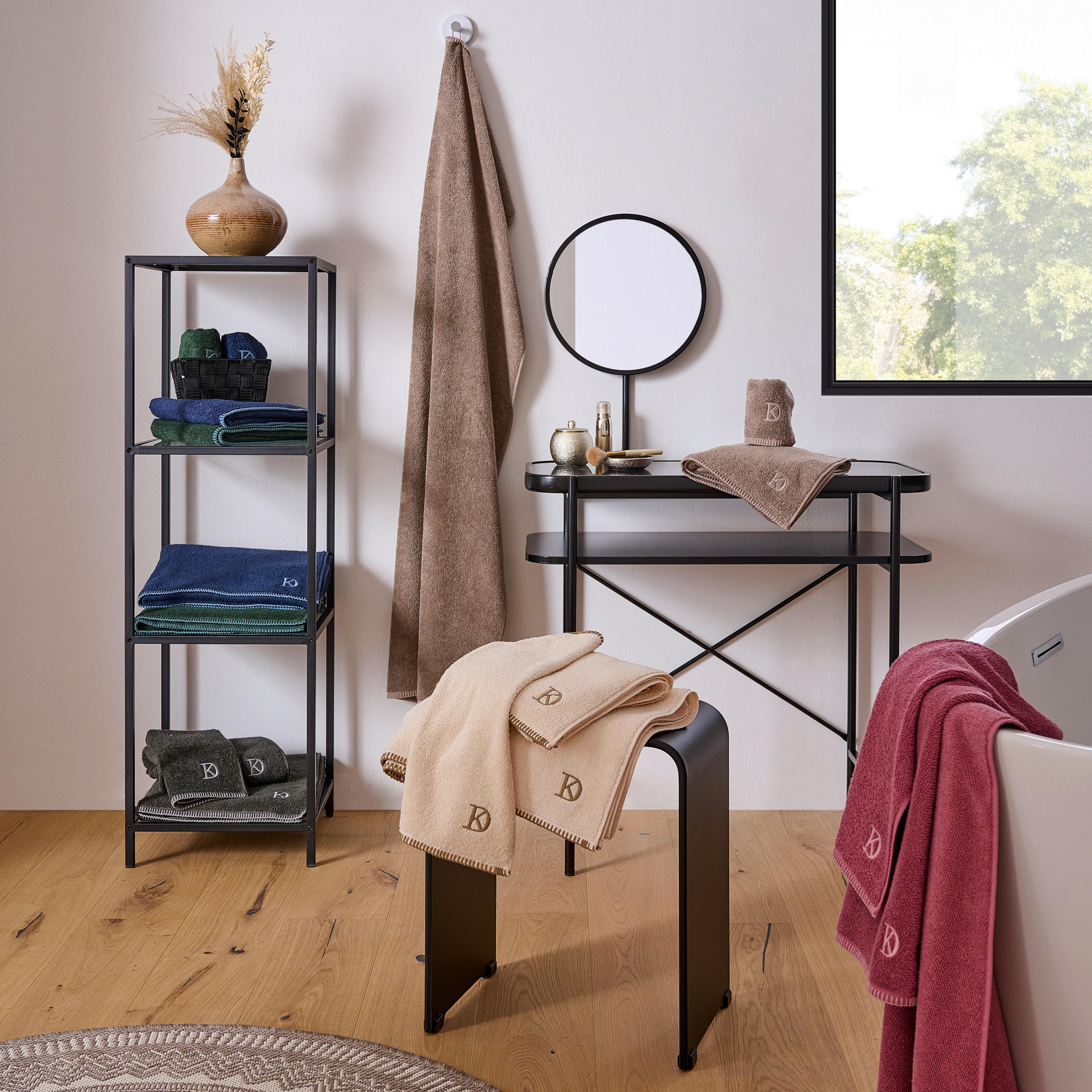 HANDTUCH BOLANO Beige  - Beige, KONVENTIONELL, Textil (50/100cm) - Dieter Knoll