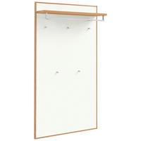 GARDEROBENPANEEL  in 83/183/29 cm  - Eiche Bianco/Weiß, Design, Holz/Holzwerkstoff (83/183/29cm) - Novel