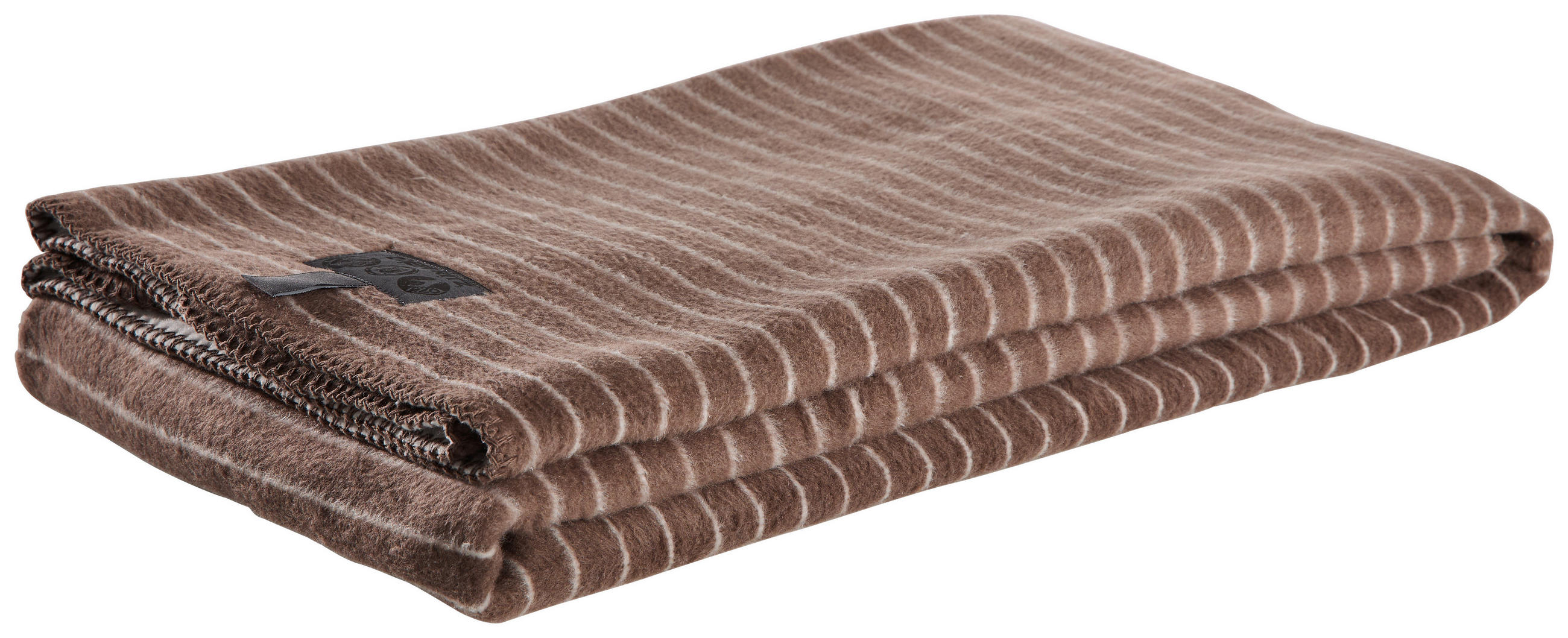 WOHNDECKE TENDER PINSTRIPE 150/200 cm  - Hellbraun, Basics, Textil (150/200cm) - Zoeppritz