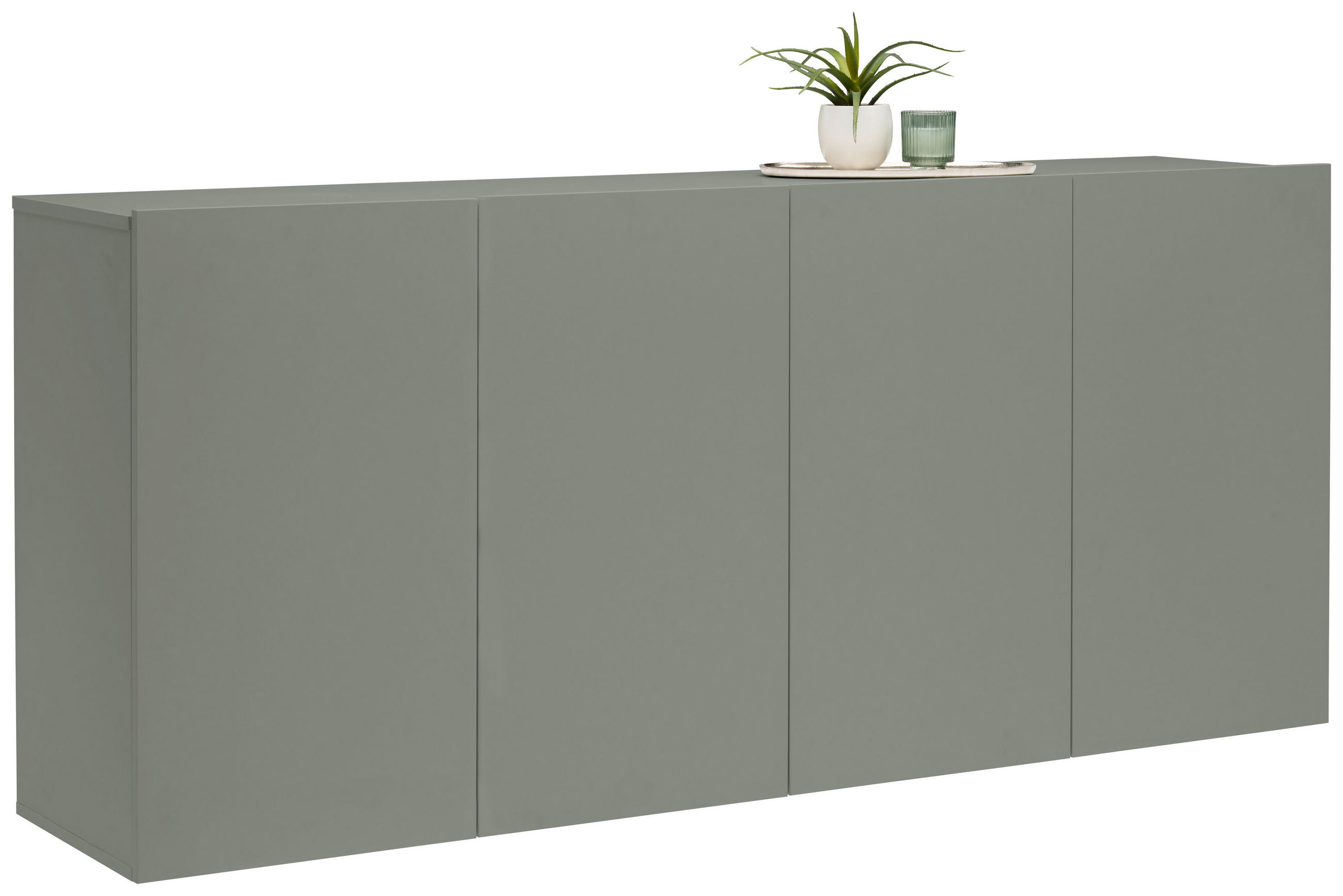 SIDEBOARD in 180/80/42 cm - Grün, Design, Holzwerkstoff (180/80/42cm) - Hom`in
