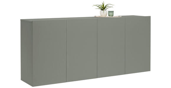 SIDEBOARD in 180/80/42 cm - Grün, Design, Holzwerkstoff (180/80/42cm) - Hom`in