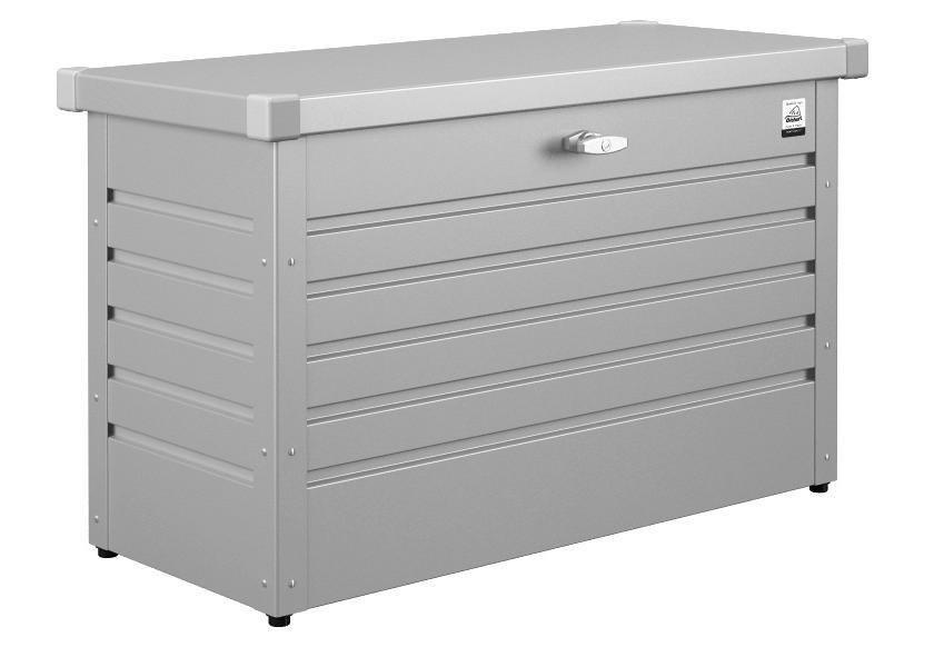  KISSENBOX 101/61/46 cm Metall Silberfarben  - Silberfarben, Basics, Metall (101/61/46cm) - Biohort