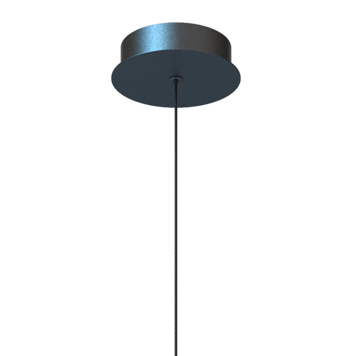 ZÁVESNÉ LED SVIETIDLO, 28/28/150 cm  - čierna, Design, sklo (28/28/150cm)
