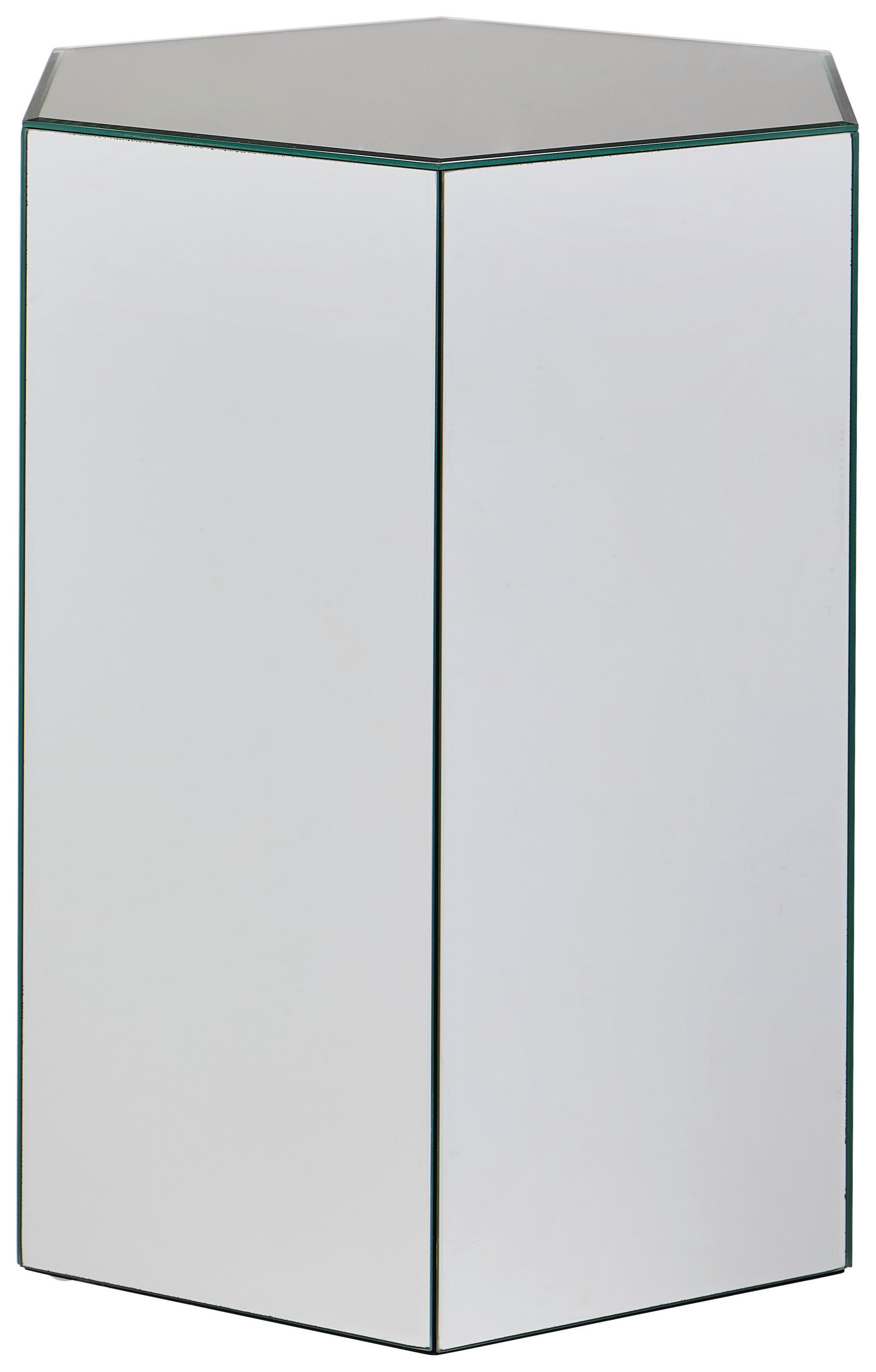 BLUMENTISCH Glas, Holzwerkstoff  - Klar, Design, Glas/Holzwerkstoff (40/48/40cm) - MID.YOU