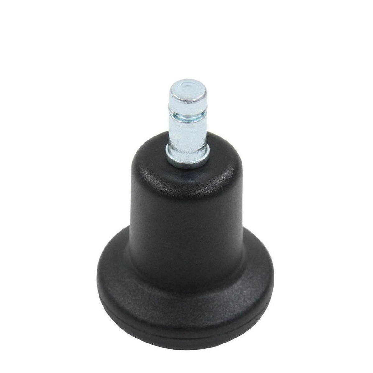BÜROSTUHLGLEITER - Schwarz, Basics, Kunststoff/Metall (5,5/5,9/5,5cm) - MID.YOU
