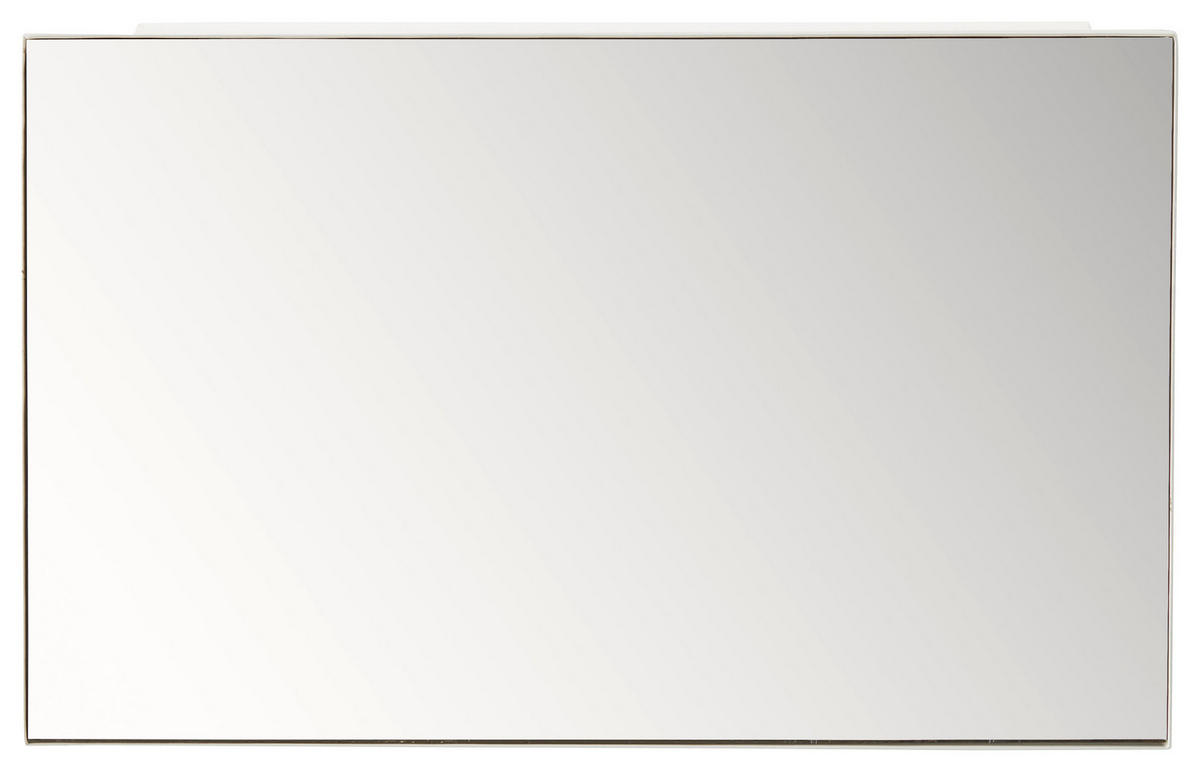 SCHLÜSSELKASTEN Weiß  - Weiß, MODERN, Glas/Metall (28/19/4cm)