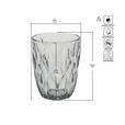 TRINKGLAS 260 ml  - Grau, Basics, Glas (8/10cm) - Novel