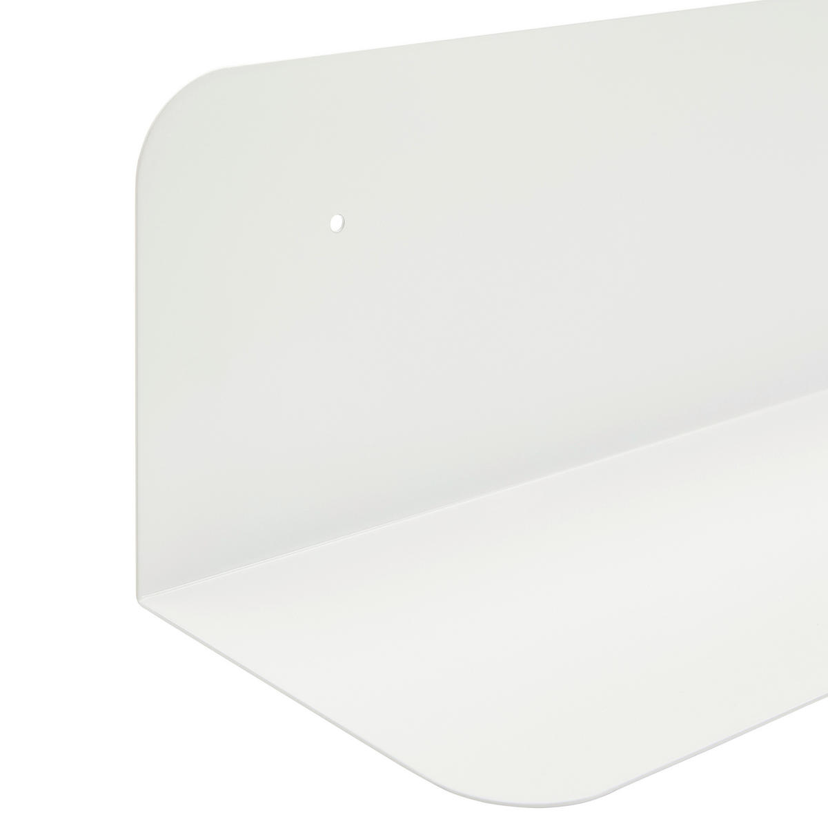 WANDBOARD Weiß  - Weiß, Design, Metall (80/15/15cm) - MID.YOU