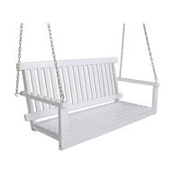 HOUPACÍ LAVICE dřevo, kov - bílá/barvy zlata, Basics, kov/dřevo (130/57/63cm) - Gardenson